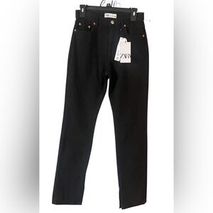 Zara Classic Black Denim Jeans